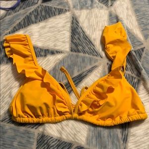 Cupshe Mustard Bikini Top NWT